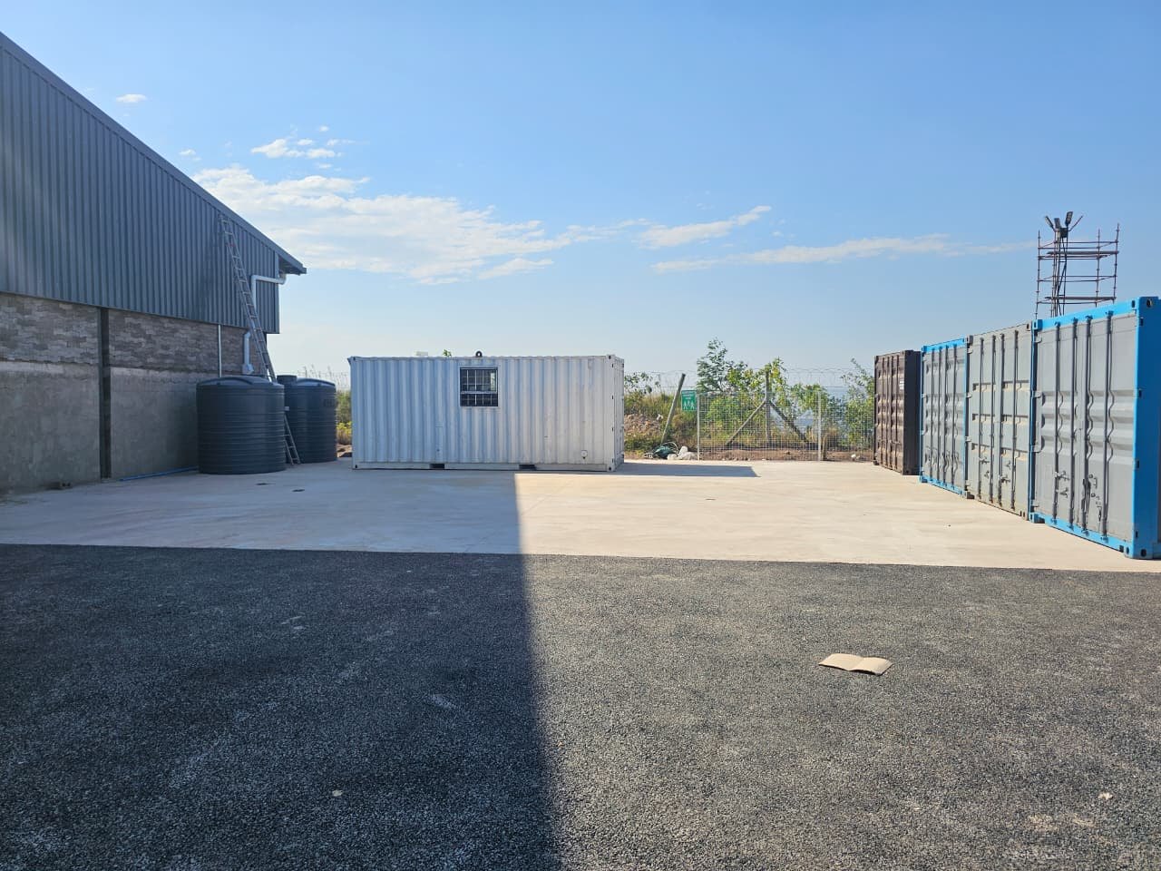 Green Lighting facility yard