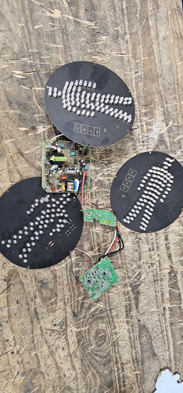 Recovered LED circuit boards